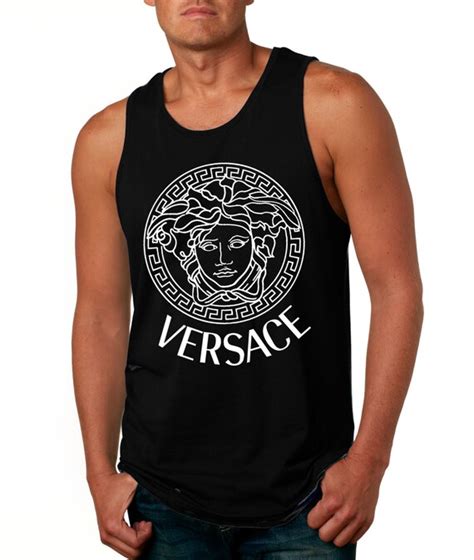 versace mens tank top|versace butterfly top.